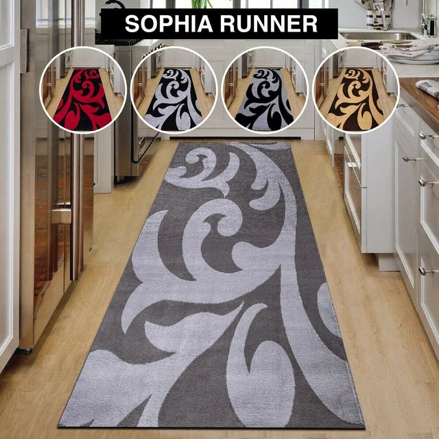 Alfombra antideslizante para corredor de pasillo grande estilo vintage alfombra de dormitorio tradicional