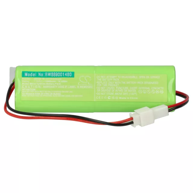 Batterie 2000mAh pour Hitec Optic Pro, Optic Sport, 2606B-7E, 54124 Triangle