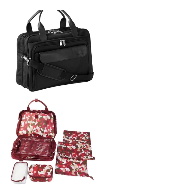 Samantha Brown Essential Carry All Bag with Packing Cubes - Black
