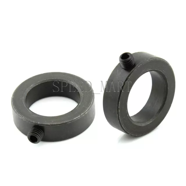 2x Split Ring Drill Stop Collars Set Exact Hole Depth Brad Point Bits 40x57x13mm