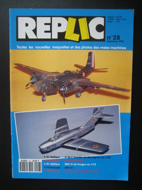 REPLIC n° 28 - DOUGLAS A-26 C INVADER - MIG 15