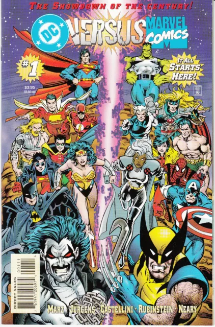 Marvel Versus DC/DC Versus Marvel # 1 (of 4) (Dan Jurgens) (USA, 1996)