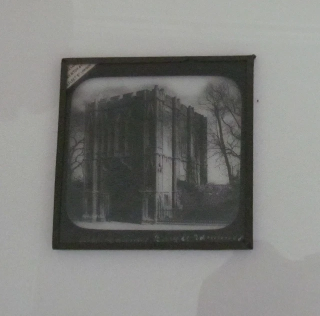 Glass Magic Lantern Slide ABBEY GATEWAY BURY ST EDMUNDS C1890 PHOTO 2