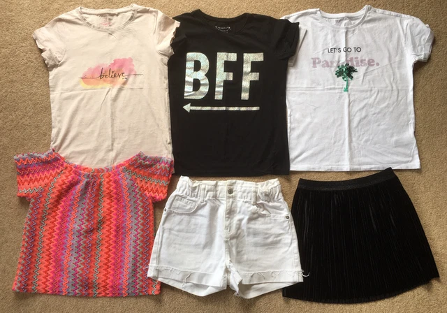 Girls Summer Bundle Age 10-11 Years Vgc