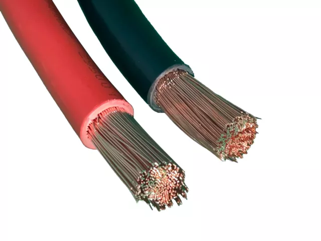 XENES Connect Batterie Anschluss Strom Kabel H07V+ Rot Schwarz
