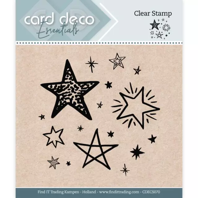 Card Deco Essentials Clearstempel  - Sterne