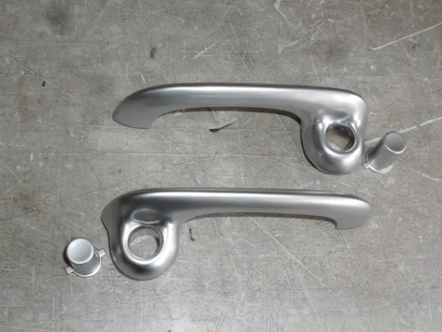 1965 1966 1967 1968 Ford Mustang Scott Drake Satin Finish Outer Door Handle X2