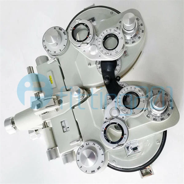 Minus Manual Phoropter Vision Tester Optometry Refractor Creamy White Color