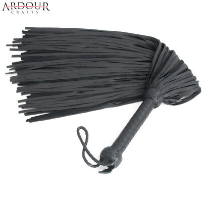 Genuine Cow Hide Thick Leather  Flogger 100 Tails Heavy & Thuddy impact Whip