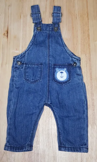 Boys blue denim Dungarees by SEED Heritage Baby 0-3 months 000