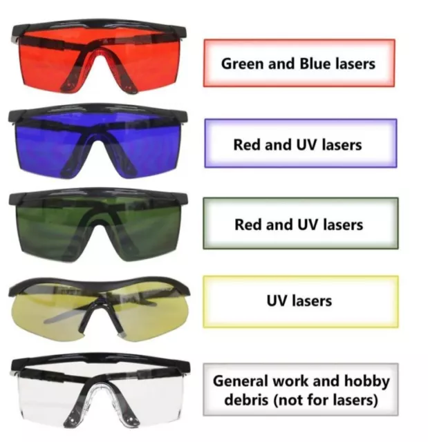 GOGGLES LASER GLASSES ADULT eyes full cover protector safety splash protection