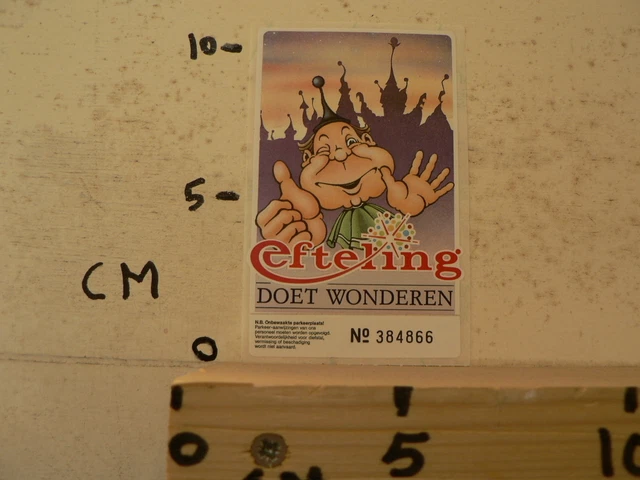 Doet STICKER,DECAL EFTELING PARK Efteling Doet Wonderen No EUR 4,99 ...