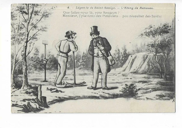 58  Nievre Illustration La Legende De Saint Saulge  Etang De Ranceau