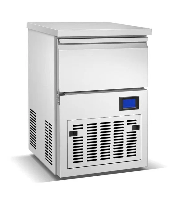 Vaseni 418W Cylindrical Commercial Ice Maker Ice Machine 77LBS/24H Undercounter
