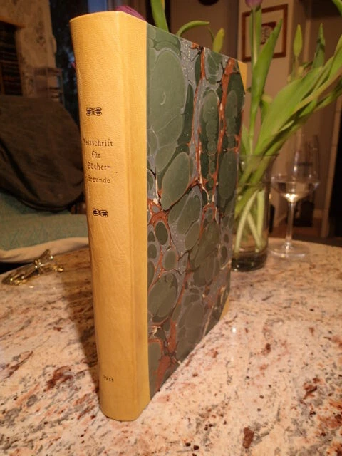 ZEITSCHRIFT FÜR BÜCHERFREUNDE: BIBLIOPHILIE, NF, 17. JG, 1925, Handeinband