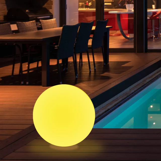 Lampada solare LED sfera solare batteria luce a sfera illuminazione giardino RGB resistente alle intemperie