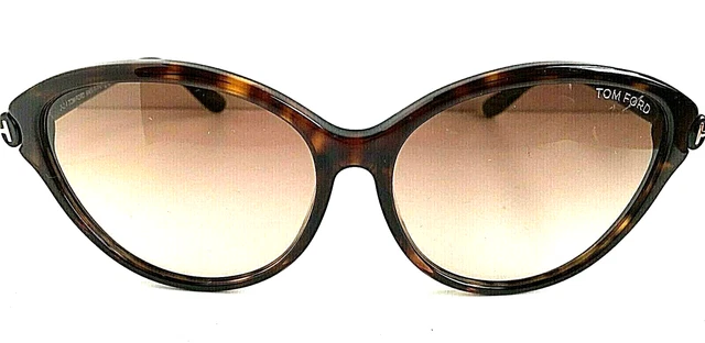 Tom Ford TF 342 Priscila Tortoise 60mm Oversized Women's Sunglasses T1