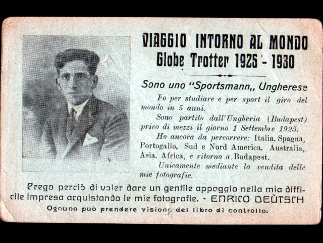 GLOBE TROTTEUR / VELIMIR TCH ZIVANOVITCH / Carte de visite