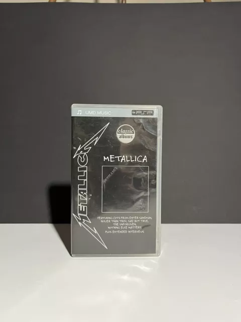 Metallica Classic Black Album PSP PlayStation Portable UMD for Sony PSP