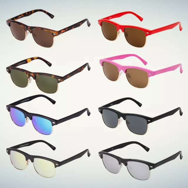 Kids Childrens Sunglasses Classic Half Rim Girls Boys Shades Glasses Retro UV400