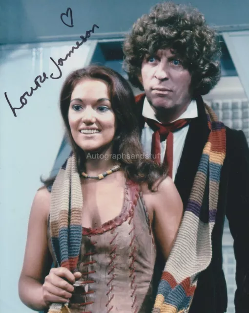 Louise Jameson Hand Signed 8x10 Photo, Autograph, Doctor Who, Dr Who Leela