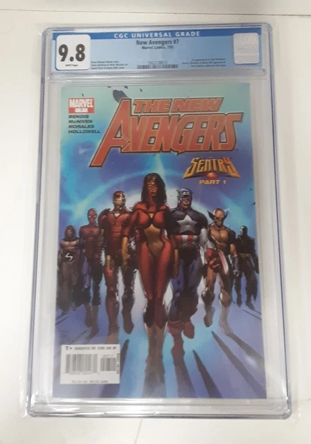 New Avengers 7 Cgc 9.8 1St Appearance Of Illuminati Key Mcu!