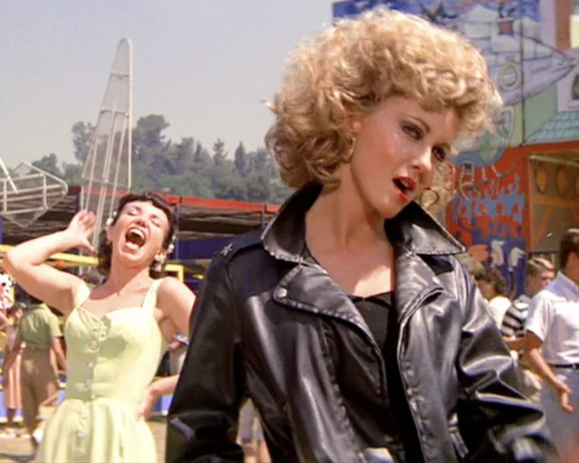 SEXY OLIVIA NEWTON-JOHN 8x10 PHOTO ICONIC DEATH JOHN TRAVOLTA GREASE