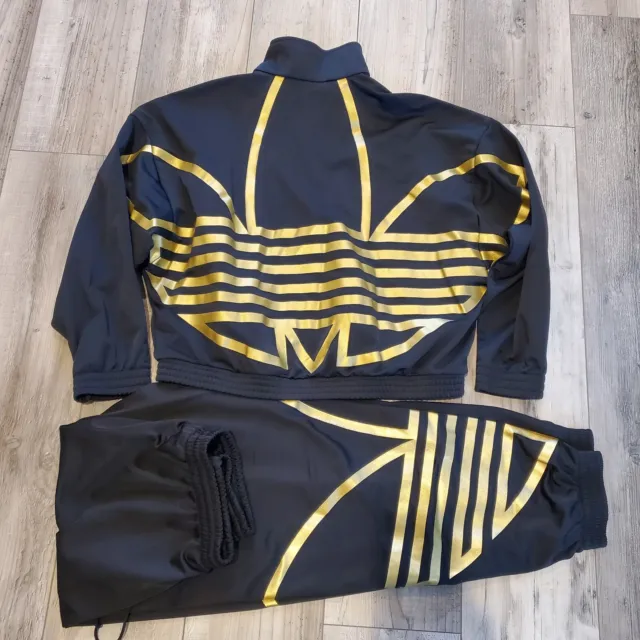 ADIDAS FIREBIRD TRACK Suit Men XL Original Trefoil Logo Jacket & Pants Set  Black $149.97 - PicClick