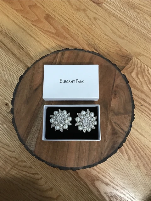 Elegant Park Shoe Clips - Flower Design