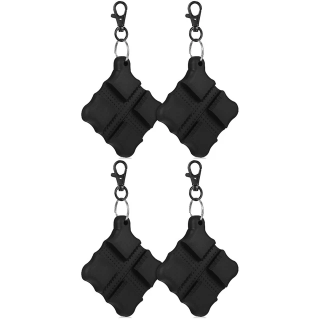 4 pièces design croisé accessoires petit carré pullers