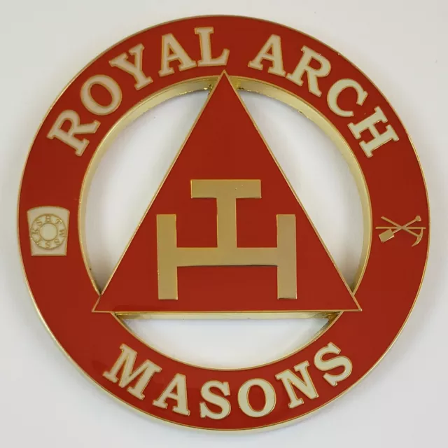 Auto Emblem Royal Arch (SCA-1026) Mason Freemason Masonic