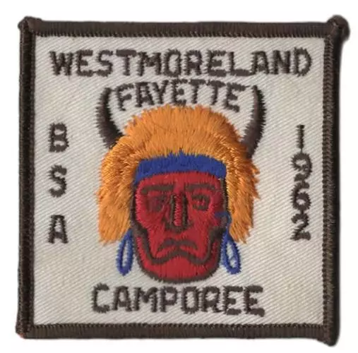 1962 Westmoreland Fayette Camporee  BSA Patch BR Bdr. [VA-2884]