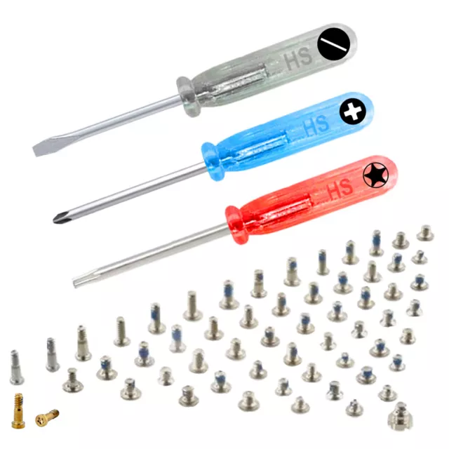Komplettes Schrauben Set Ersatz für iPhone 6S (Weiss/Schwarz/Gold/Rosegold)