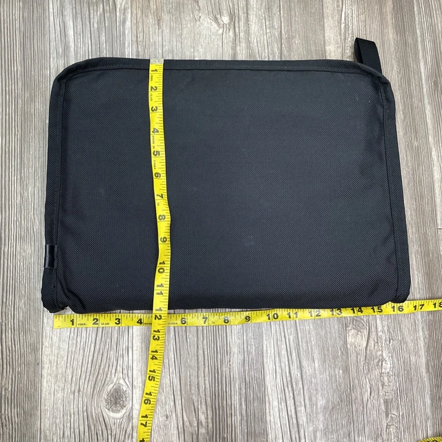 Tumi Alpha Ballistic Nylon Slim Laptop Bag Black Removable Sleeve 4