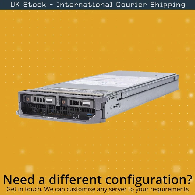 Dell PowerEdge M640 1x2 - 2 x Silver 4114 2.2GHz, 64GB, 2 x 800GB SSD, S140, ...
