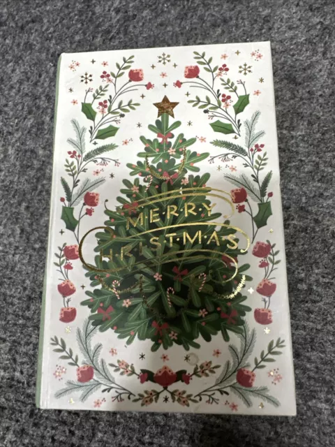 Punch Studio Merry Christmas Santa 4 Oz. Bar Soap In Keepsake Gold Foil Book Box