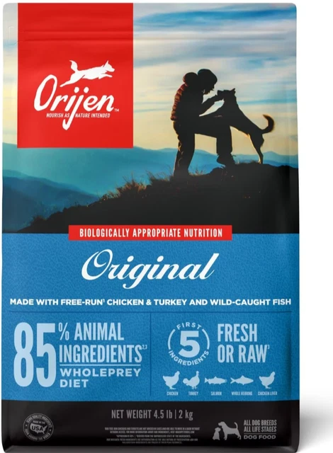 ORIJEN Original Grain-Free Dry Dog Food, 4.5 lb