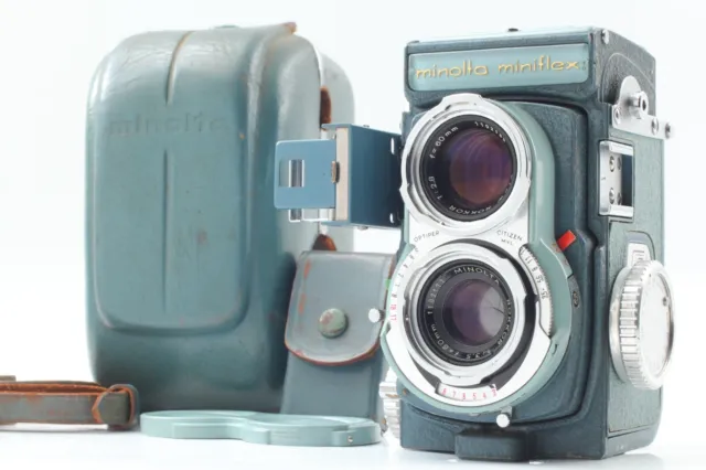 [NEAR MINT / Box] Minolta Miniflex TLR Film Camera Rokkor 60mm f/3.5 lens JAPAN