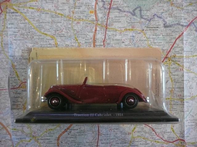 CITROËN Traction 22 Cabriolet 1934 NOREV 1/43 en Blister