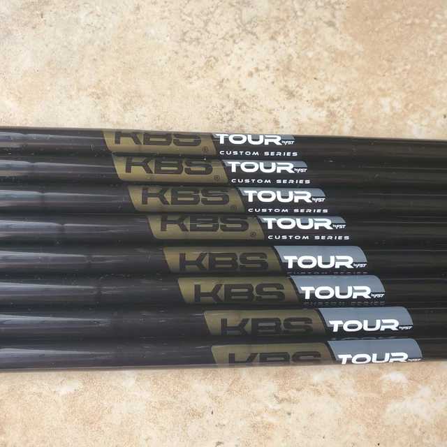 KBS Custom Series - Shafts De Fers Pearl White/Red - Regular Flex 110g - 4-PW - Neuf
