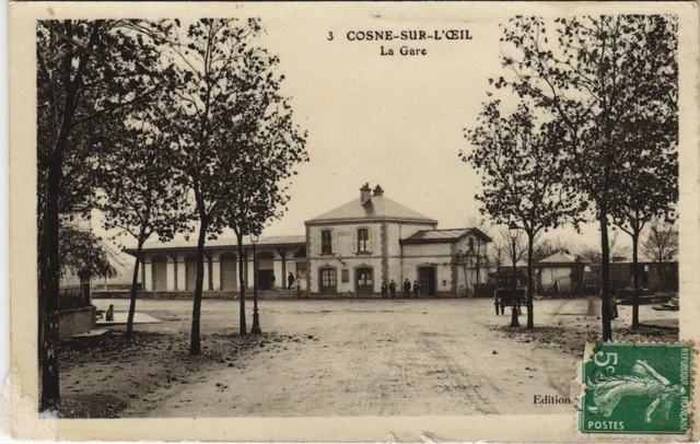 CPA COSNE-sur-l'OEIL La Gare (1221129)