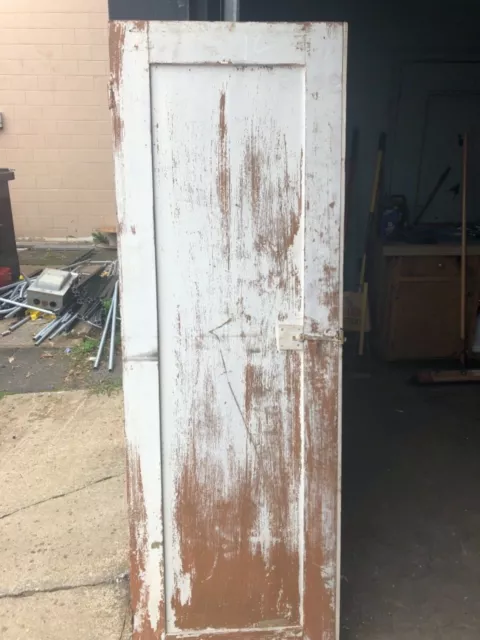 c1820/30 grain painted pantry door GORGEOUS color original hardware 72” x 23” 8