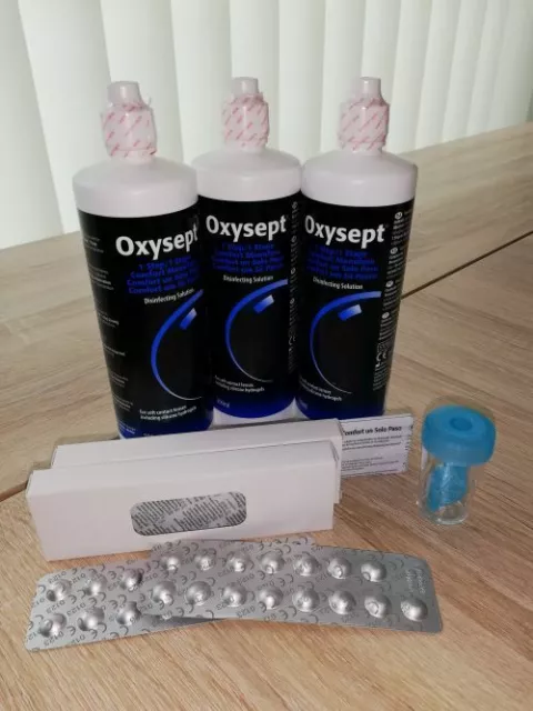 AMO Oxysept Comfort Premium-Pack, für 90 Tage Kontaktlinsenpflege (lose)