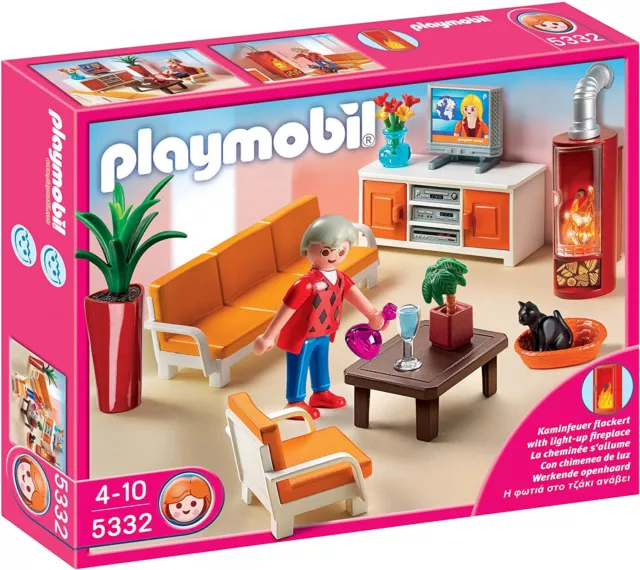 PLAYMOBIL 5332 - City Life - Salon Confortable - Never Ouverte Misb Parfait New