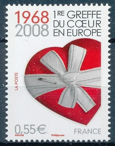 France 2008 Heart Transplant - Yvert 4179 : good very fine MNH stamp