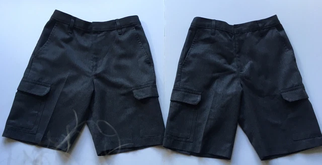 Pantaloncini cargo scuola ragazzi M&S grigi età 8