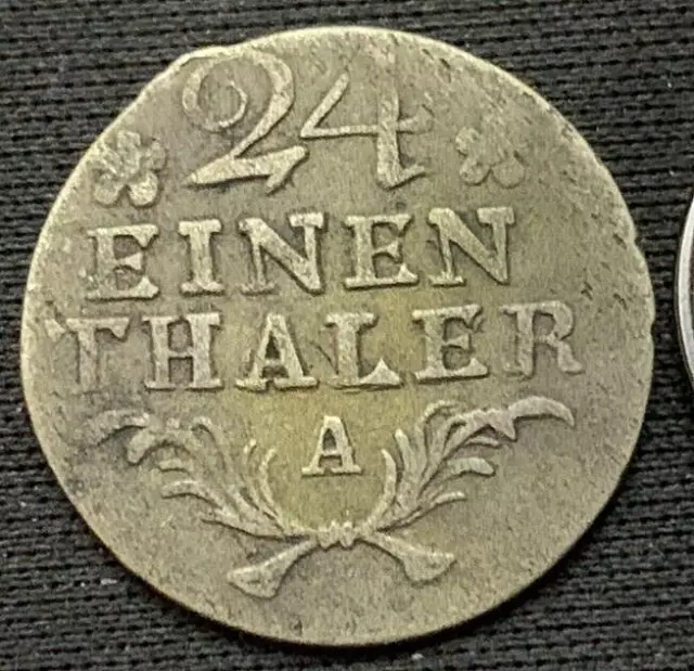 1783 German 1/24 Thaler Coin A Mint   Kingdom of Prussia     #Q07
