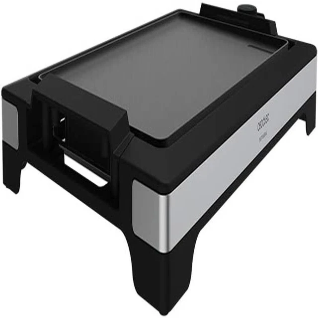 Cecotec Plancha électrique Tasty&Grill 2000 INOX. Puissance 2000 W, Inox