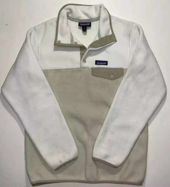 WOMEN S NEW PATAGONIA LW Synchilla Nickel Rosewater Snap T