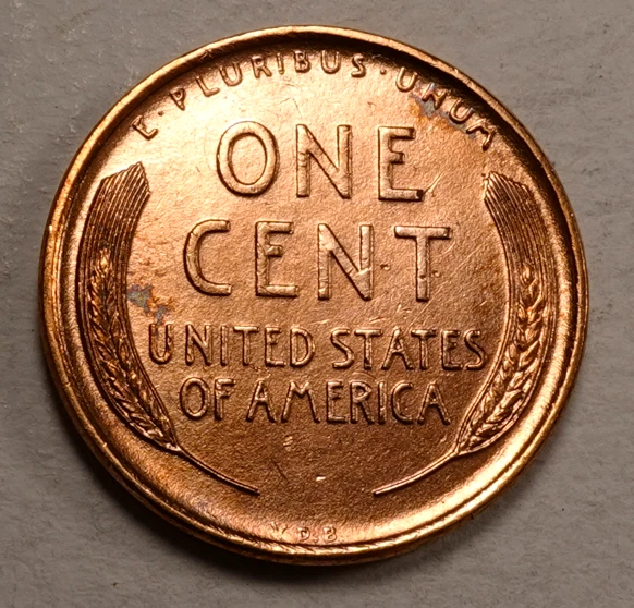 1909 VDB Lincoln Wheat Penny Cent - Gem BU+++ (red) - Better Date! #W512 2